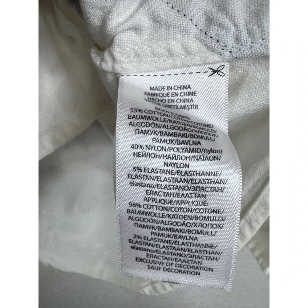 Ralph Lauren‎ Boys 8 Button Down Shirt White Polo Logo Stripe Performance Preppy